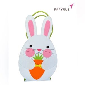 Papyrus Easter Bunny Felt Egg Hunt Bag / Baskets